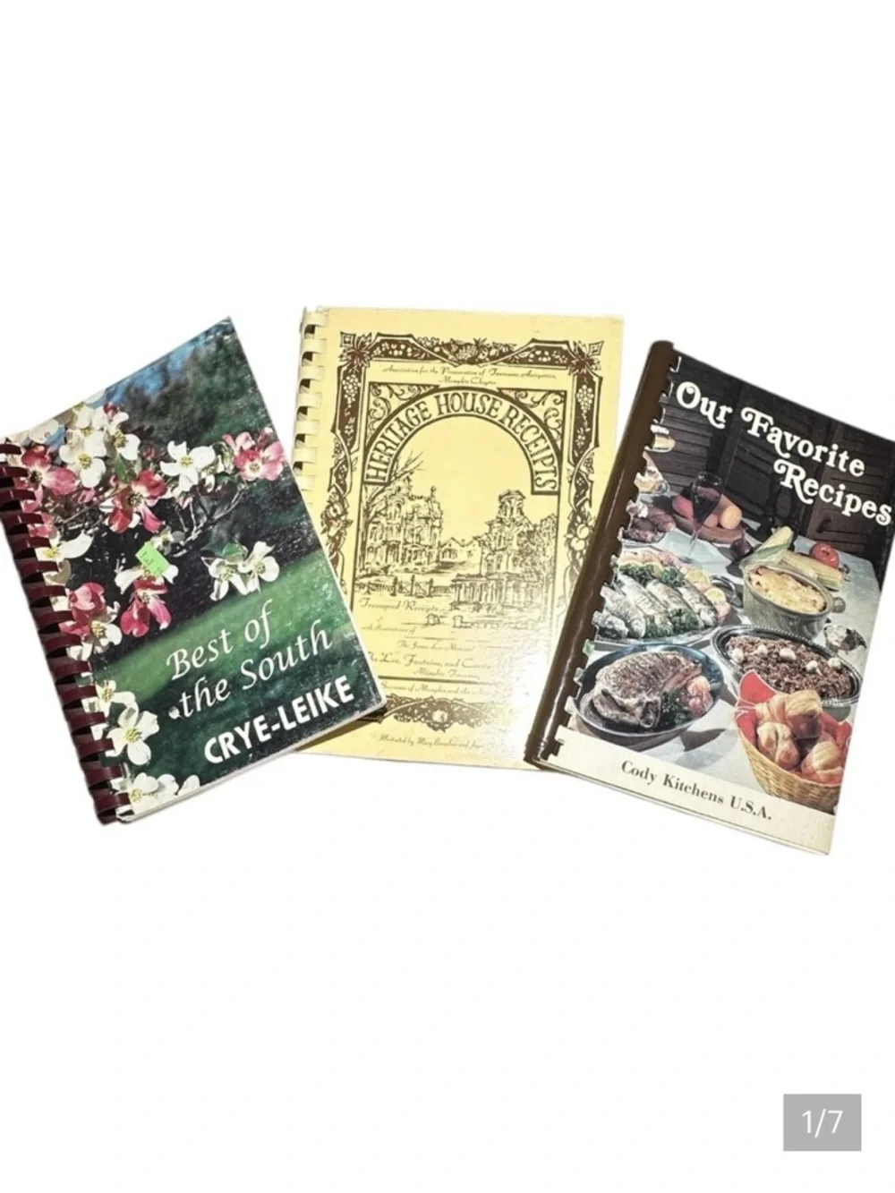 3 vintage cookbooks - Collections of the best recipes from communities | hh1